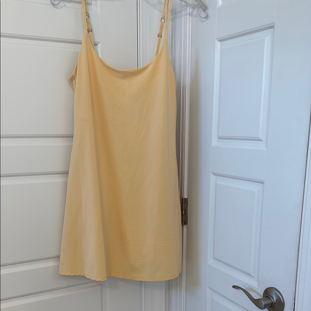 Abercrombie & Fitch Light Yellow ATHLETIC Dress